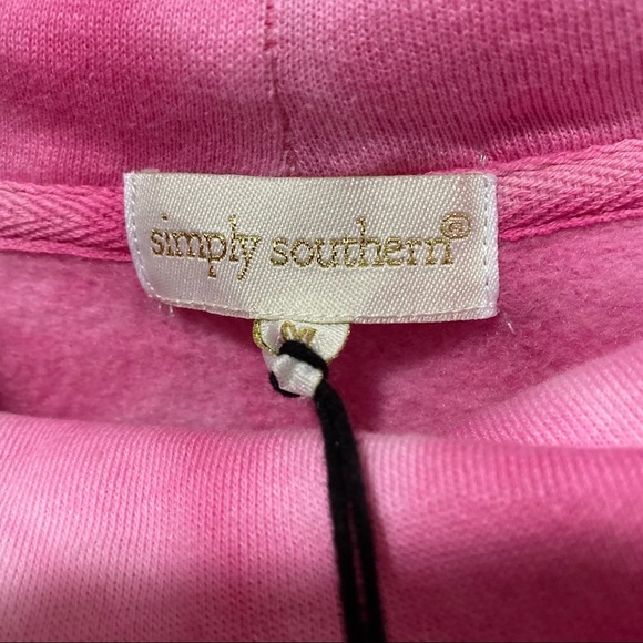 Simply Southern tie dye sweatshirt Pink Medium NWT - Picture 2 of 8